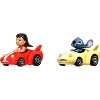 Hot Wheels RacerVerse Die-Cast Cars, Set of 2 Toy Vehicles with Character Drivers Optimized for RacerVerse Track - 2 of 4