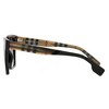 Burberry MAPLE BE 4335 39298G Womens Square Sunglasses Black 53mm - 3 of 3