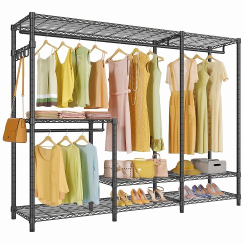 VIPEK V3i Garment Rack Large Wardrobe Closet Adjustable Metal Clothing Rack with Shelves & Hanger Rod & Side Hooks, 950lbs Weight Capacity - image 1 of 4