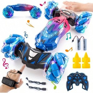 Gesture Sensing RC Stunt Car, 2.4GHz 4WD, Hand Controlled, Offroad 360 Rotation with Lights Music for 6 - 12 Years - 1 of 4