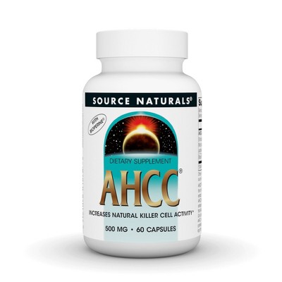 AHCC with BioPerine 500 mg by Source Naturals, Inc.  -  60 Capsule
