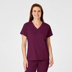 Wink PRO Women's 4 Pocket V-Neck Scrub Top - 1 of 4