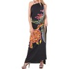 LA LEELA Women's Long Vacation Beachwear Bathing Suit Skirts Wrap Sarong Cover up Swimwear Wraps One Size Black, Turtle - image 3 of 4