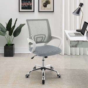 Kumasinova Ergonomic Office Chair – Breathable Mesh, Padded Seat, Height-Adjustable, Chrome-Finish Base, Desk Chair Comfy - 1 of 4