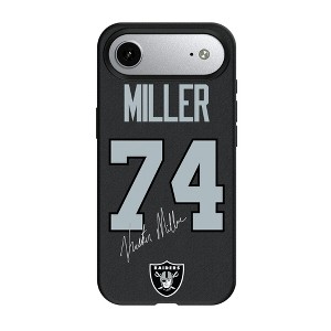 NFL Las Vegas Raiders Players Game Tactic MagSafe Compatible Cell Phone Case for Apple iPhone 17 Series - 1 of 4