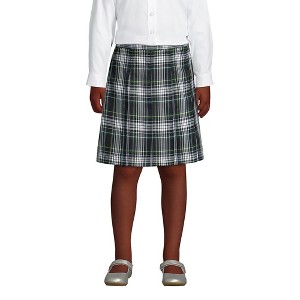 Lands' End School Uniform Kids Plaid Box Pleat Skirt Top of the Knee - 1 of 3