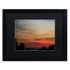 Trademark Fine Art -Kurt Shaffer 'New Moon Sunset' Matted Framed Art - 2 of 4