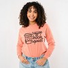 Simply Sage Market S.W.Smiley Coffee Teach Repeat Garment Dyed Long Sleeve - 2 of 4