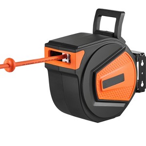 VEVOR Retractable Air Hose Reel, 3/8 IN x 50 FT Hybrid Air Hose Max 300PSI - 1 of 4