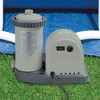 Intex 1500 GPH Easy Set Pool Filter Pump System for Above Ground Swimming Pools with GFCI and Type A or C Filter Cartridge Replacements (2 Pack) - 2 of 4