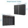 VIPEK V40LC Covered Clothes Rack with Dimmable LED Lights, Heavy Duty Garment Rack Portable Closet Wardrobe - 3 of 4