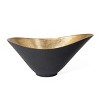 HomeRoots 15" Black And Gold Aluminum Decorative Bowl - 4 of 4