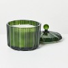 2 Wick Medium Glass with Lid Cypress and Santal Colored Jar Candle Green 12oz - Hearth & Hand™ with Magnolia - 3 of 3