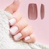 Unique Bargains Women's Full Coverage Fake Nails XS Light Purple 1 Pc - 4 of 4