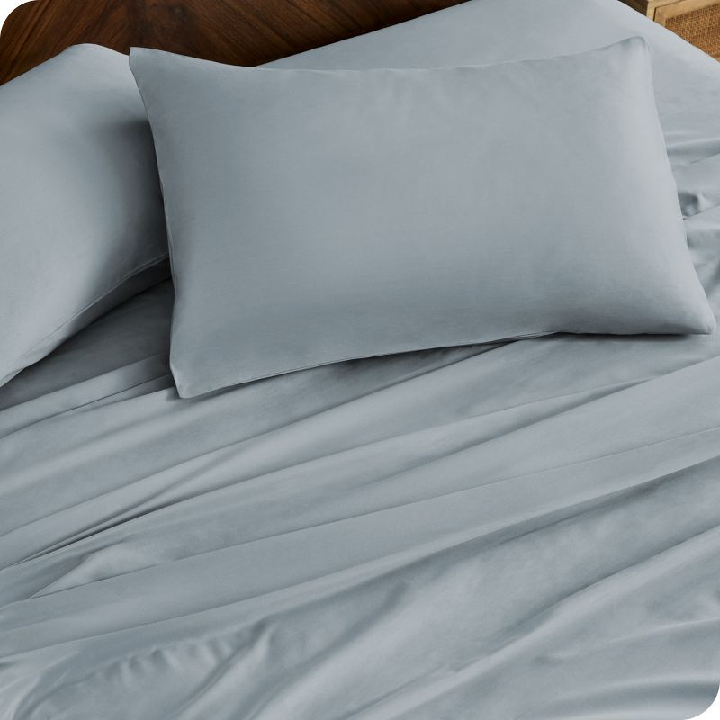 300 Thread Count Organic Cotton Percale Bed Sheet Set by Bare Home, 2 of 8