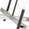 Livex Lighting Denmark 4 - Light Chandelier in  Black Chrome - 2 of 4