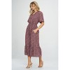WEST K Women's Bethany Smocked Waist Tiered Midi Dress - 2 of 4