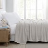 Southshore Fine Living Ashmore Collection 100% Cotton Bed Blanket basketweave luxury blankets - 2 of 4