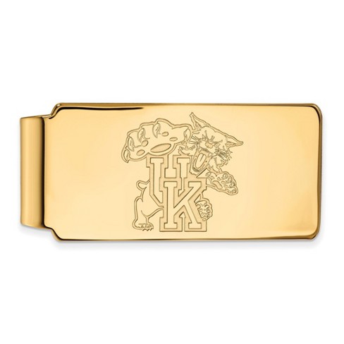 Black Bow Jewelry 14k Yellow Gold Plated Sterling Silver Kentucky Wildcats NCAA Money Clip - image 1 of 3