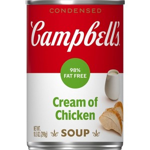 Campbell's Condensed 98% Fat Free Cream of Chicken Soup - 10.5oz - 1 of 4