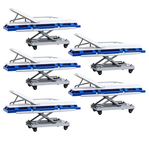 Set of 5 Blue and White Deluxe Moving Stretcher for WWE & AEW Wrestling Action Figures - image 1 of 4