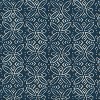20" x 20" x 3" 2pk Merida Indigo Squared Corners Outdoor Seat Cushions Blue - Pillow Perfect: Weather-Resistant with Zipper Closure - 2 of 4