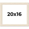 PosterPalooza | 20x16 Wide Barnwood Picture Frame, UV Acrylic, 6 Finishes - Grey, Brown, White, and Black - 2 of 4