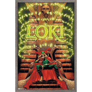 Trends International Marvel Comics - Loki - Thor #74 Framed Wall Poster Prints - 1 of 4
