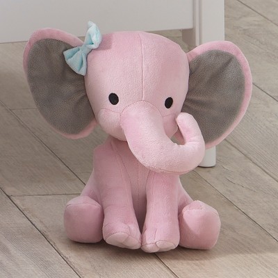 thumbnail image 2 of Bedtime Originals Twinkle Toes Pink Plush Elephant St￭ Animal 10... 2 of 11
