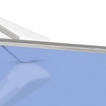 silver / blue