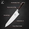 imarku Damascus Chef Knife, 8 Inch Japanese Kitchen Knife, Powder Steel Forged Super Sharp Knife for Collection, Chef's Knives, Best Gifts - 4 of 4