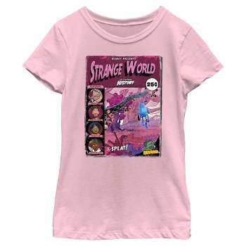 Girl's Disney Strange World Comic Book Cover T-Shirt