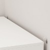 FUFU&GAGA White Modern Shoe Storage Cabinet with 3 Flip Drawers - 4 of 4