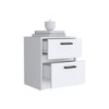 NicBex Nightstand with Drawers,Modern Side Table with Storage Space and Wood Frame,Bedside Table for Bedroom,Living Room - 4 of 4