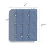 Allegra K Women's 3 Hook 3 Row Stretchy Bra Strap Extenders Hooks Bra Band - 3 of 4