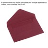 Unique Bargains Blank Paper Mini Vintage DIY Greeting Card Envelope 20 Pcs - 4 of 4