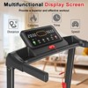 PAGED Treadmill with Incline, Portable Walking Pad Treadmill with LED Display and 12 Preset Programs, Exercise Equipment for Home, Max 330 LBS - 3 of 4