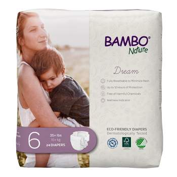 Bambo Nature Dream Disposable Diapers, Eco-Friendly, Size 6