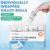 LotFancy Gauze Bandage Roll, 36-Count Gauze Wrap, 4" x 4 Yards Stretched, Conforming Gauze Rolls - 3 of 4