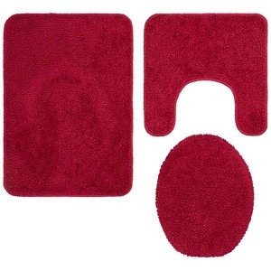The Lakeside Collection 3-Pc. Bath Rug Set - 1 of 1