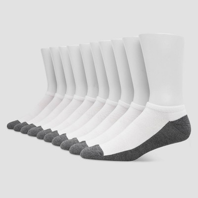 Hanes Premium Men's 10pk Cool Comfort No Show Socks