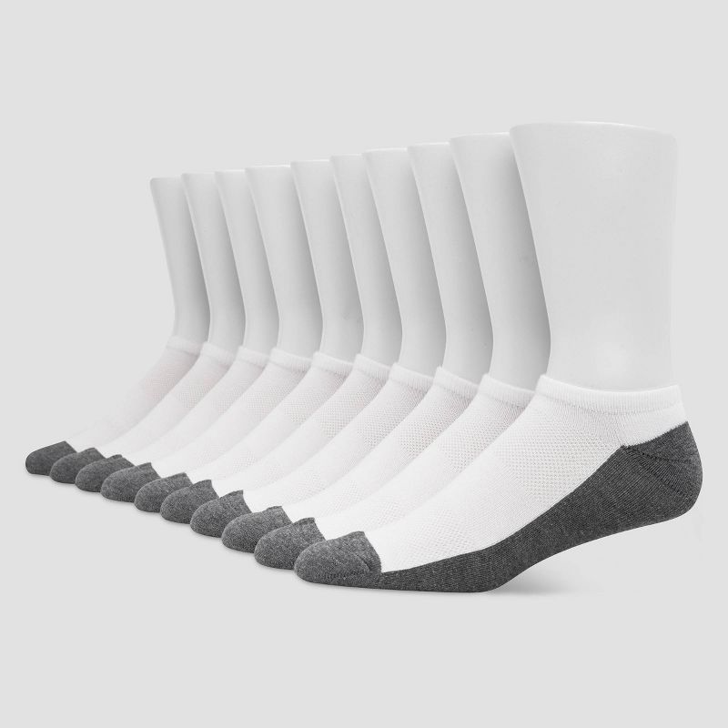 Hanes Premium Men's 10pk Cool Comfort No Show Socks, 1 of 5