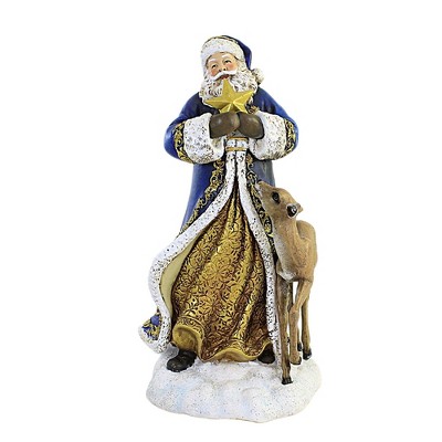 Christmas Ocean Blue Santa - One Figurine 18.5 Inches - Christmas Blue  Seashells - Cc1856 - Plastic - Blue : Target