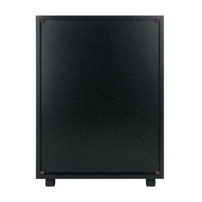 Mobile 5-Drawer Vertical Lockable Cabinet in Sleek White