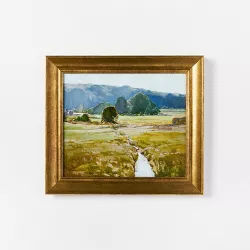 16" x 14" Summer Pasture Framed Wall Art Brass - Threshold™ designed with Studio McGee