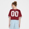 Women's Game Day Cropped Elbow Sleeve V-Neck Athletic Jersey - Wild Fable™ - 3 of 3