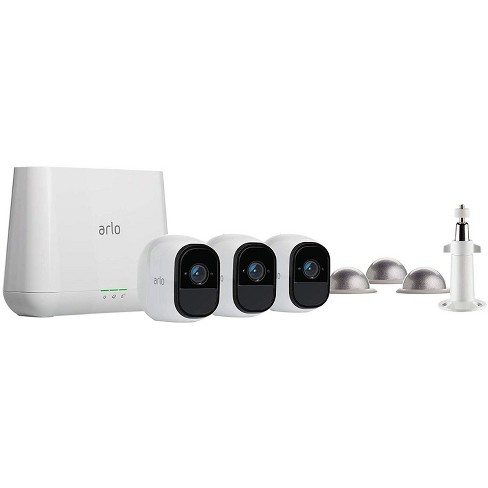 Arlo Pro Wireless Home Security Camera Starter System 3 Camera Kit With Wall And Outdoor Mount Target