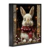 Stupell Industries Bunny with Snowy Holly Berries Framed Giclee Art - 2 of 4