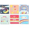 Paper Junkie 6-Pack Magnetic Notepads To-do & Extra 6-Piece Magnets, Positive Quotes, Great for Fridge Locker - 4 of 4