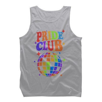 Adult Design By Humans Pride Club Rainbow Disco Ball By Tank Top